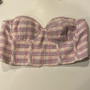 Large Zara pink and purple top - new with tags